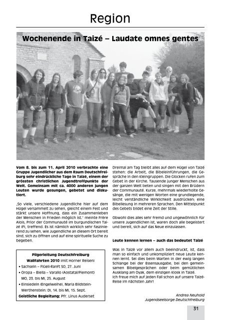 Pfarrblatt Juli 2010 (pdf 8 mb)