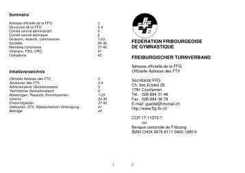 Indicateur 2012 - Freiburgischer Turnverband