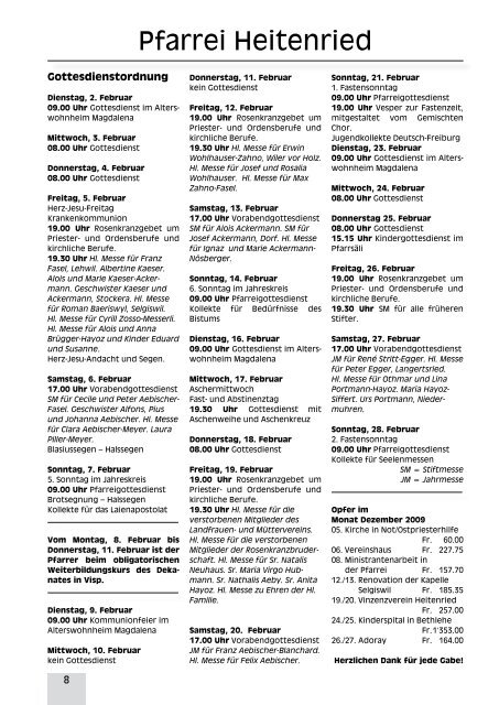 Pfarrblatt Februar 2010 (pdf 7 mb)