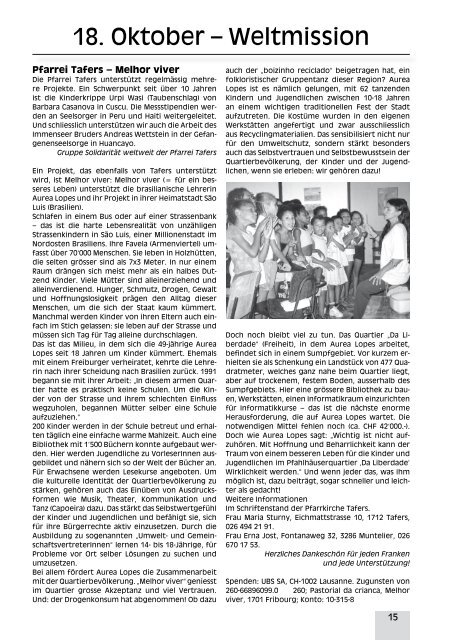 Pfarrblatt Oktober 2009 (pdf 8 mb)