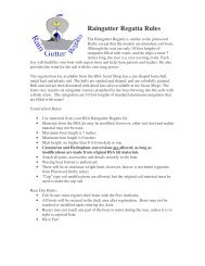 Raingutter Regatta Rules - Caswell District BSA