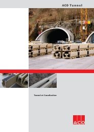 Tunnelprospekt 2008 - ACO Passavant AG