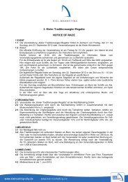 3. Kieler Traditionssegler-Regatta NOTICE OF RACE - Kiel Sailing City