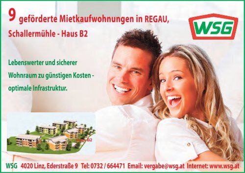 9geförderte Mietkaufwohnungen in REGAU, - WSG - Gemeinnützige ...