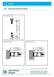 5 Türen - Elementbau Glogger