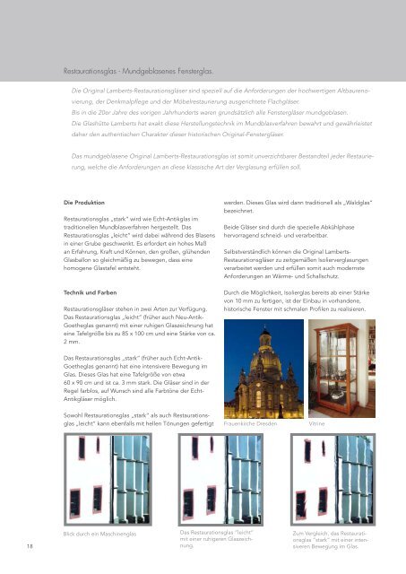 Lamberts Glas Katalog - GLS GmbH