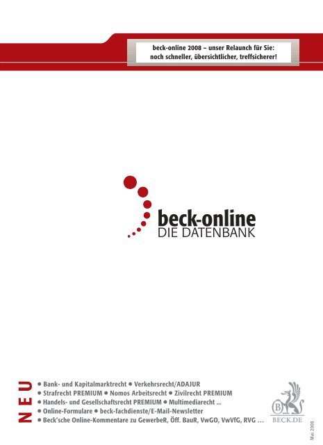 beck-online - Verlag C. H. Beck oHG