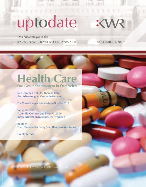 Up to date nr 02/2012 - KWR