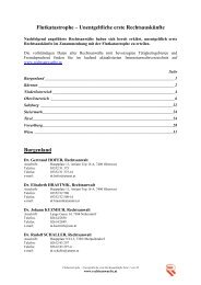 rechtsanwaelte.at: Liste Flutkatastrophe