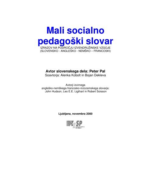 v formatu PDF - Zdruzenje za socialno pedagogiko
