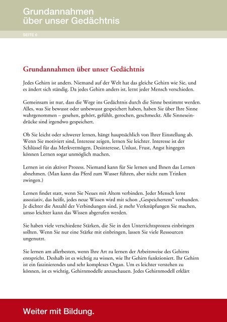 Effektiv Lernen in jedem Alter (pdf 2,5 - AK - Vorarlberg