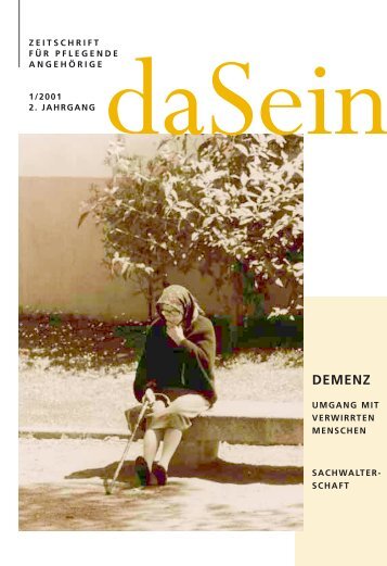Ausgabe 1/2001 - Demenz, Umgang mit verwirrten ... - Vorarlberg