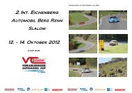 2. Int. Eichenberg - Renn und Rallye Club Vorarlberg