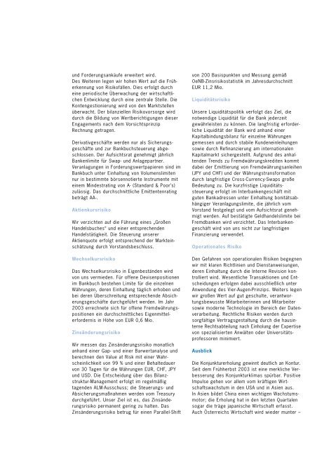 und Hypothekenbank Aktiengesellschaft - Hypo Landesbank ...