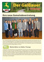 Ausgabe Nr. 22 am 01.04.2010 - Gaißau