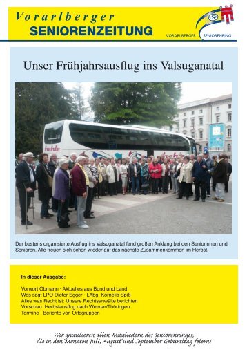 Ausgabe Juni 2010 - Vorarlberger Seniorenring