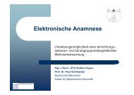 Elektronische Anamnese - GMDS