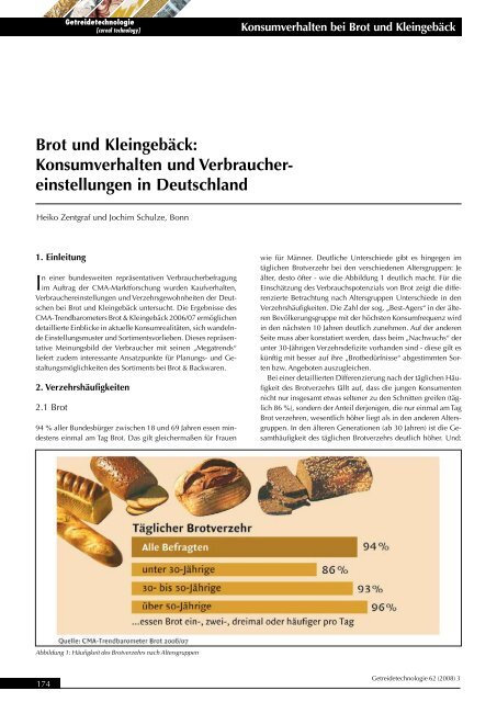 Brot und Kleingebäck: Konsumverhalten und Verbraucher ... - GMF