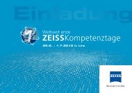 ZEISSKompetenztage - Carl Zeiss