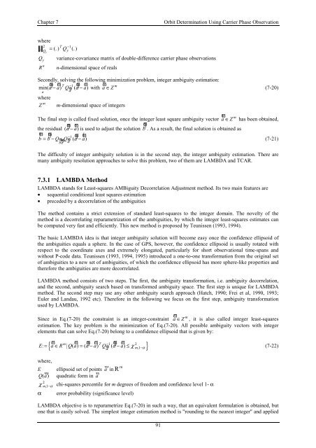 Precise Orbit Determination of Global Navigation Satellite System of ...