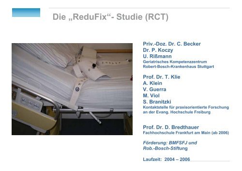 Freiheitsentziehende Maßnahmen - Moderne Therapie oder ...