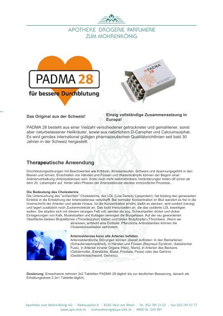 Padma® 28 - apo-click.ch