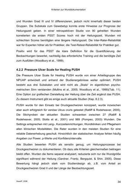 Kriterien zur Wunddokumentation - Deutsche Gesellschaft für ...