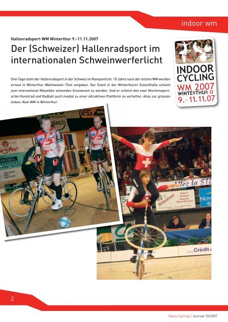 Swiss Cycling | Journal 10/2007