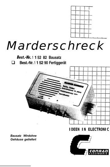 !v Marderschreck \