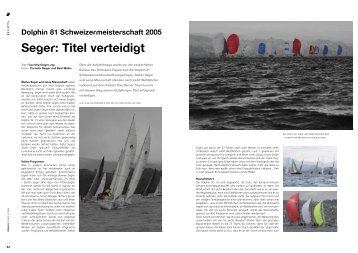 Seger: Titel verteidigt - Swiss Dolphin 81 Association