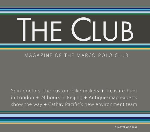 MAGAZINE OF THE MARCO POLO CLUB Spin ... - Cathay Pacific