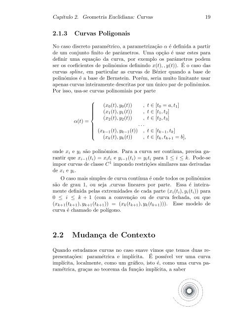 Cálculo e Estimação de Invariantes Geométricos: Uma ... - Impa