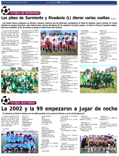 ¿Te acordás...? 5 FIESTA CLUB JUNIN 5 5 ... - Diario La Verdad