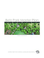Betz Park Master Plan - City of Cheney