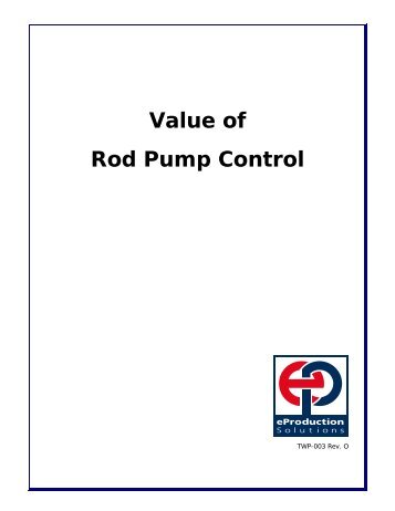 Value of Rod Pump Control - Ep-Solutions.com