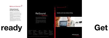 Aventa dispenser brochure - ReSound