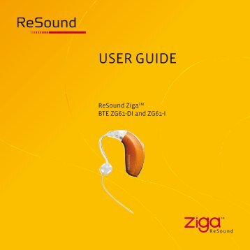 Ziga ZG61 user guide (Last updated 19.07.2012 - ReSound