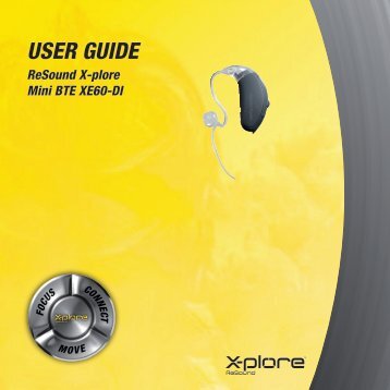 Xplore XE60 user guide - ReSound