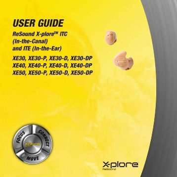 Xplore XE30/40/50 user guide - ReSound