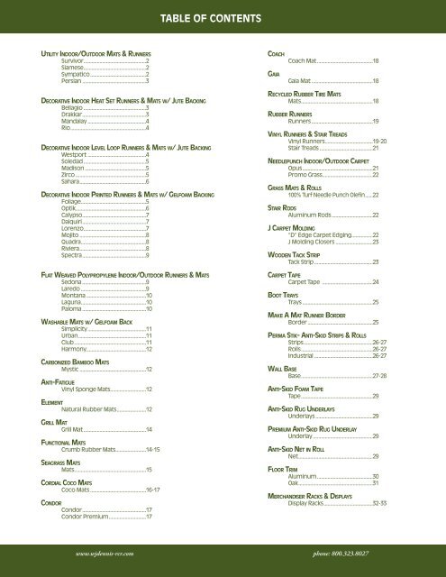 2011 Flooring Catalog - WJ Dennis