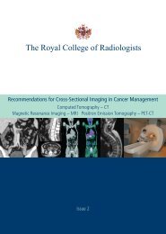 Recommendations for cross-sectional imaging in Cancer Management