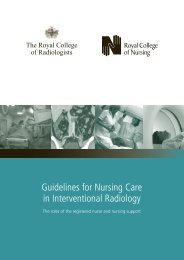 Guidelines for Nursing Care in Interventional Radiology. The roles of ...