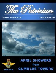 APRIL SHOWERS CUMULUS TOWERS - Victoria Flying Club
