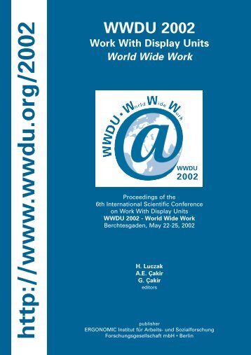 http://www .wwdu.org/2002 - ERGONOMIC Institute