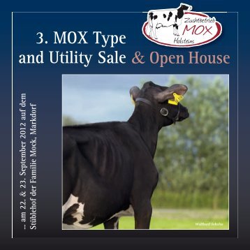 3. Mox Type and Utility Sale & open House - Holstein Austria