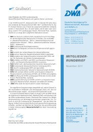 Rundbrief November 2011 (PDF) - DWA-Landesverband Hessen ...