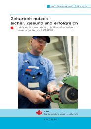 BGI 5021 - Zeitarbeit nutzen – sicher, gesund und erfolgreich - Zoom