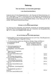 Erschließungsbeitragssatzung - Gersfeld