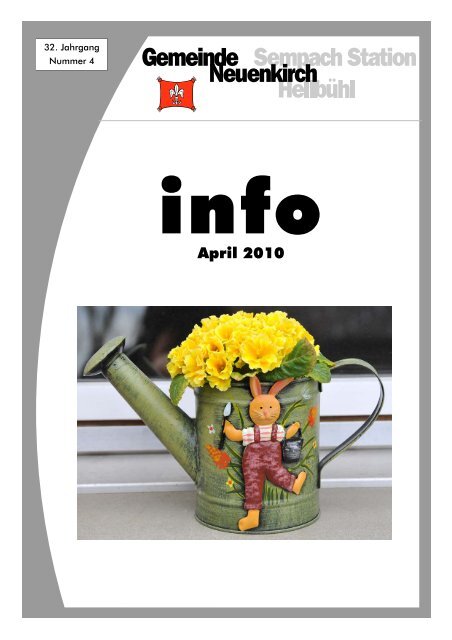 Info April 2010 - Gemeinde Neuenkirch