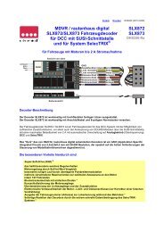 MDVR / rautenhaus digital SLX872/SLX873 Fahrzeugdecoder für ...